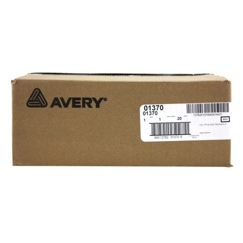 Avery Exhibit A-Z White Legal 11" x 8.5" Avery Style Collated Dividers - 1370