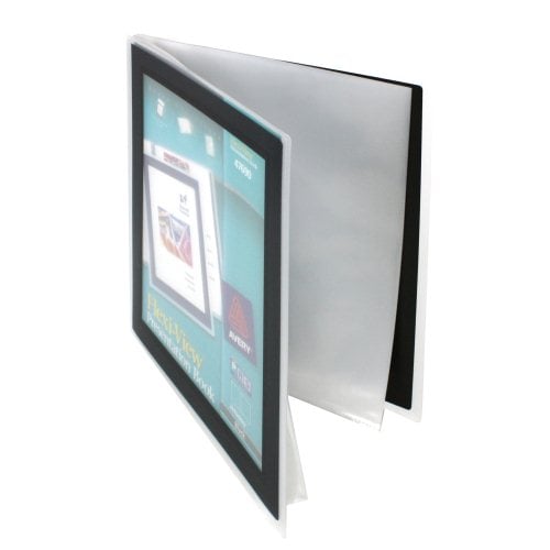 Avery Flexi-View Presentation Book Black 24pg - 47690