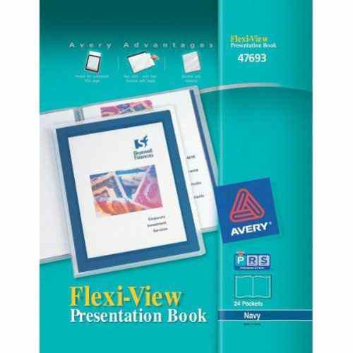 Avery Flexi-View Presentation Book Blue (24 pages) - 47693