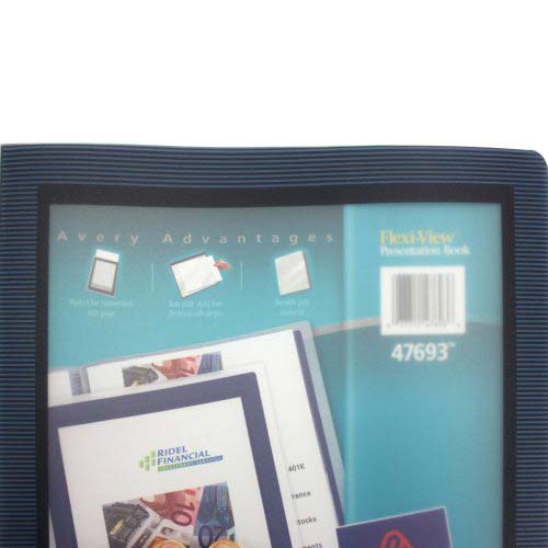 Avery Flexi-View Presentation Book Blue (24 pages) - 47693