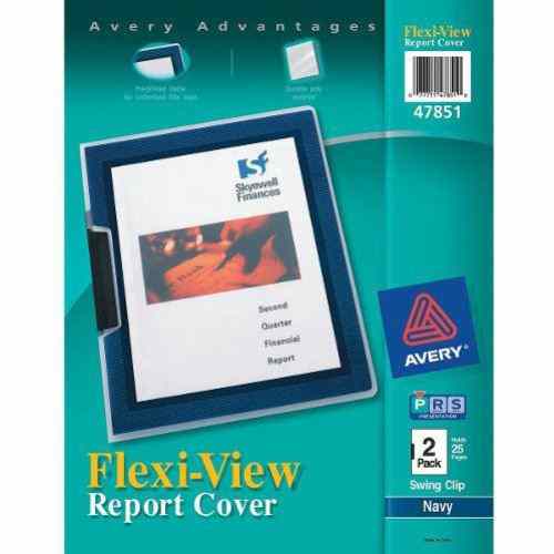 Avery Flexi-View Report Cover Navy (1pk) - 47879