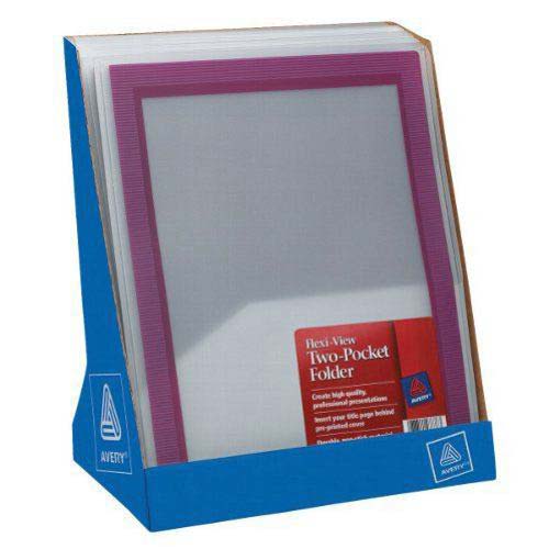 Avery Flexi-View Two-Pocket Folder Assorted (1pk) - 47857