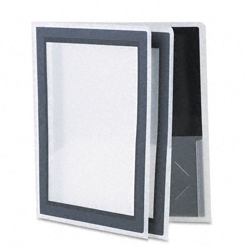 Avery Flexi-View Two-Pocket Folder Black 2pk - 47847 - Discontinued