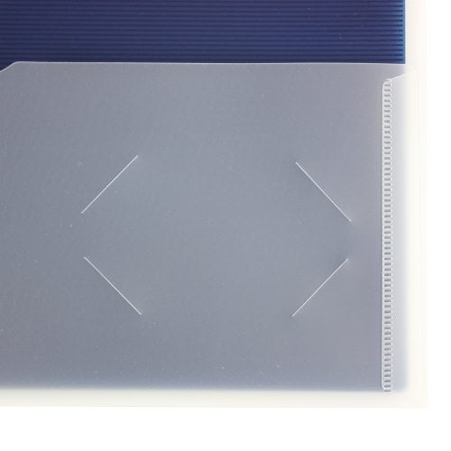 Avery Flexi-View Two Pocket Folder Navy (1pk) - 47876