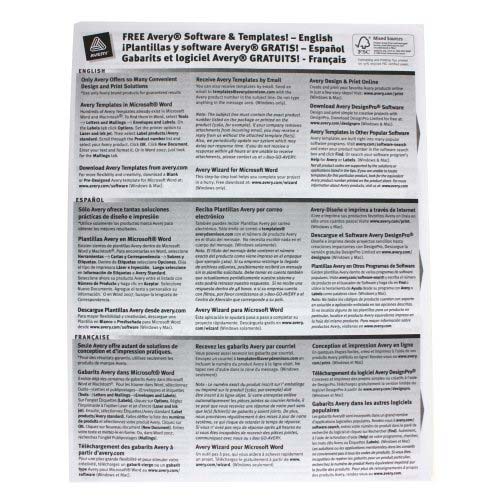 Avery Fold & Clip Name Badge Horizontal 3" x 4" (30pk) - 74553
