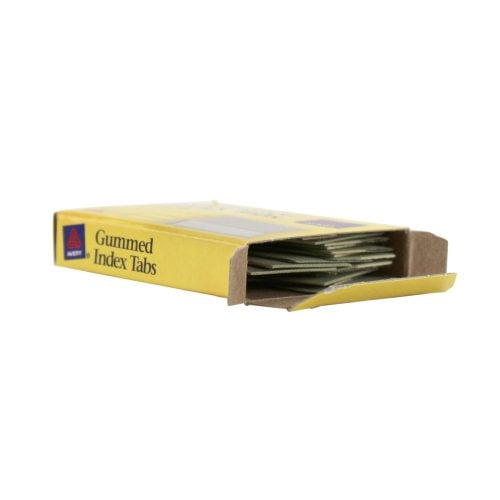 Avery Gray 1" x 13/16" Gummed Index Tabs 50pk - 59106