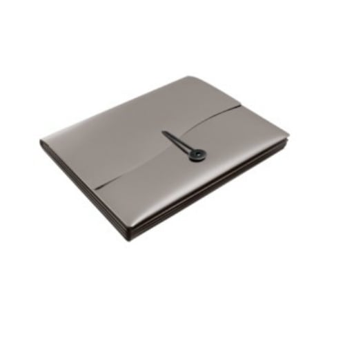Avery Gray Letter Size Slide & View 5-Pocket Poly Expanding File - 1pk