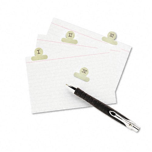 Avery Gray Round Gummed Index Tabs 25pk - 59112
