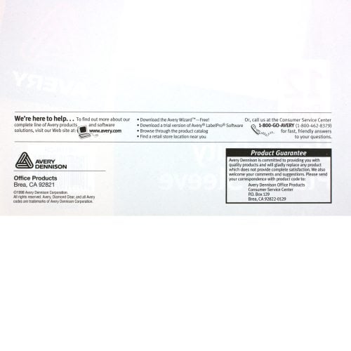 Avery Heavy Duty Plastic Sleeve Clear 12pk - 72611 - Clearance Sale