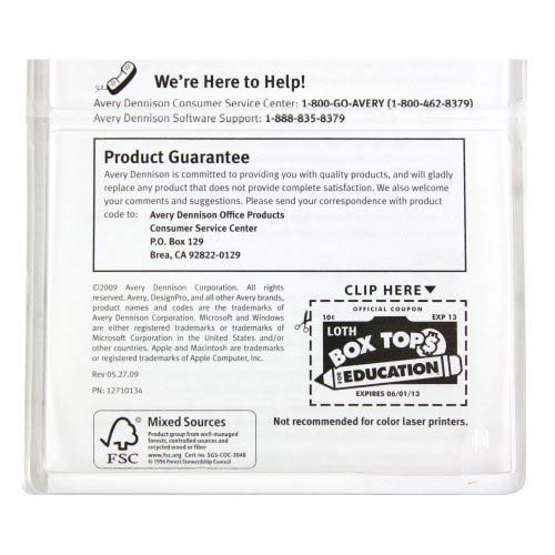 Avery Hello Name Badge Label 2-11/32" x 3-3/8" - 100pk