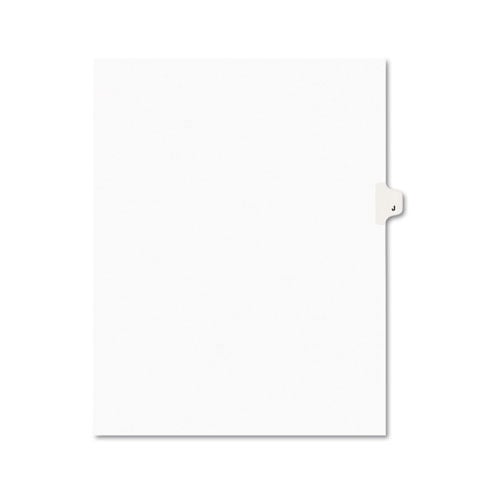 Avery J Individual Legal Index Avery Style Dividers - 01410