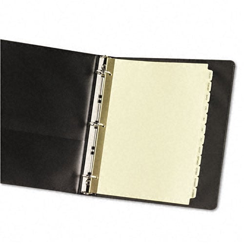 Avery Jan-Dec Buff Preprinted Laminated Tab Dividers - 11307