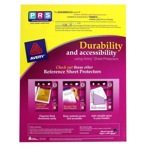 Avery Job Ticket Holders 9" x 12" 10pk - 75009