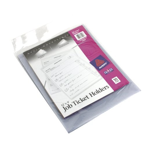 Avery Job Ticket Holders 9" x 12" 10pk - 75009