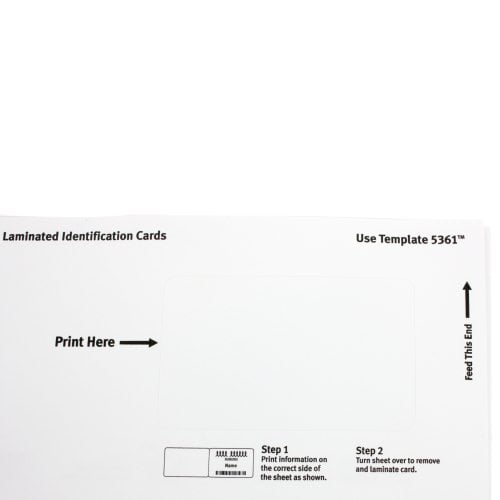 Avery Laminated Identification Cards 2-1/4" x 3-1/2" 30pk - 5361