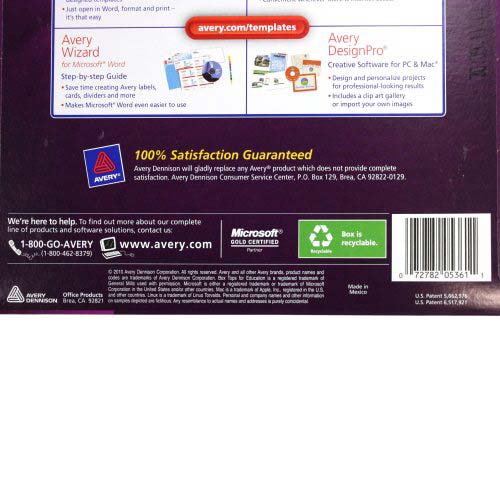 Avery Laminated Identification Cards 2-1/4" x 3-1/2" 30pk - 5361