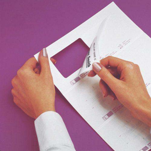 Avery Laminated Name Badges 2-1/4" x 3-1/2" 3up 10 Sheets - 30pk - 5362