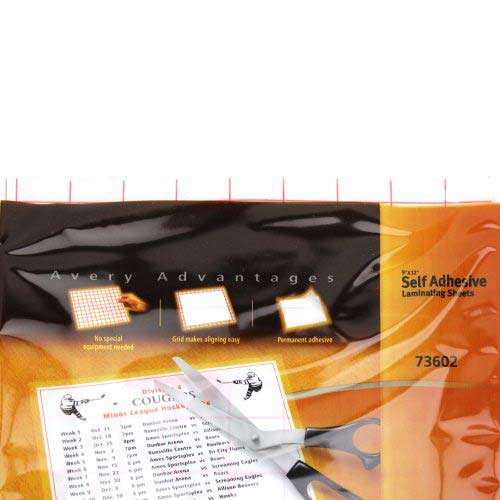 Avery Laminating Sheets Clear 9" x 12" 2pk - 73602 - Clearance Sale