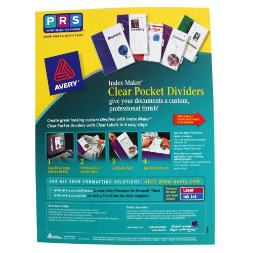Avery Laminating Sheets Clear 9" x 12" 50pk - 73601