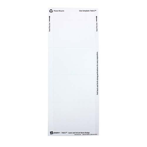Avery Laser and Inkjet Clip Name Badges