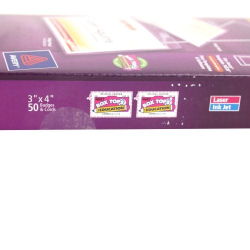 Avery Laser and Inkjet Hanging 3" x 4" Name Badges 50pk - 74520