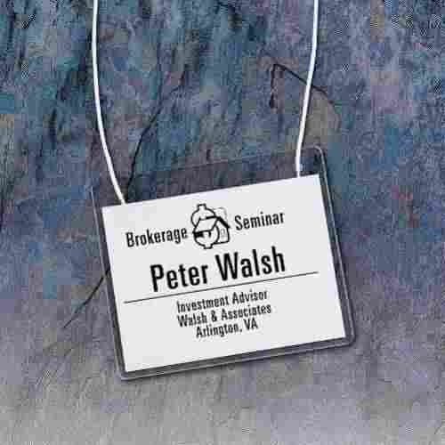 Avery Laser and Inkjet Hanging 3" x 4" Name Badges 50pk - 74520