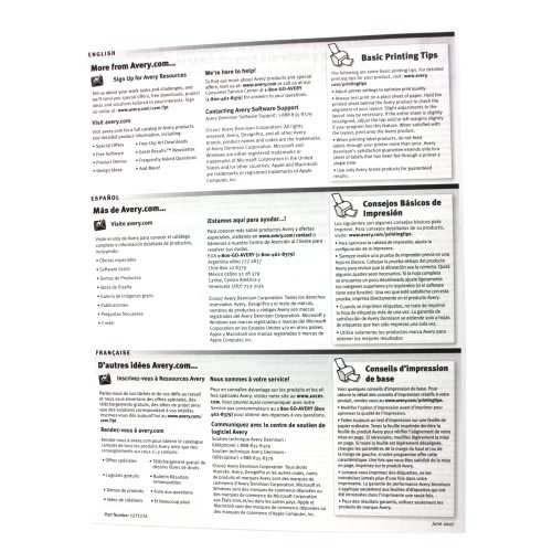 Avery Laser and Inkjet Hanging Name Badges 3" x 4" 100pk - 74459