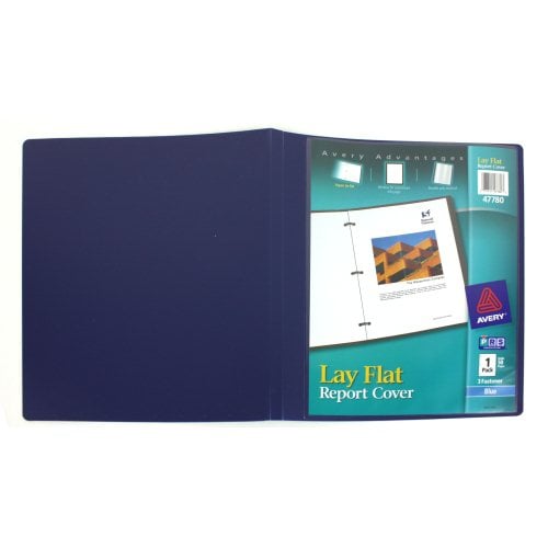 Avery Lay Flat Report Cover Blue 1pk - 47780
