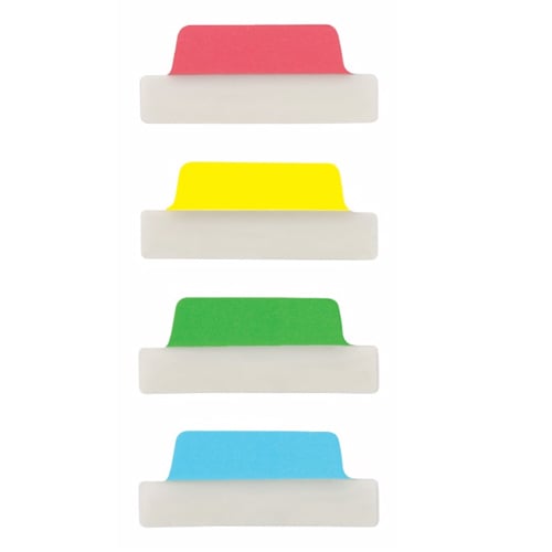 Avery Margin UltraTabs 2-1/2" x 1" Primary Colored Repositionable 2-Sided Writable Tabs 24pk - 74768