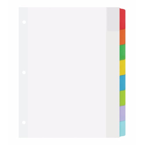 Avery Multicolor 8-Tab Movable Tab Dividers 1 set - 16751