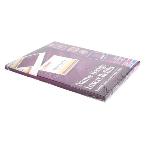 Avery Name Badge Insert Refills 3" x 4" - 300pk - 5392