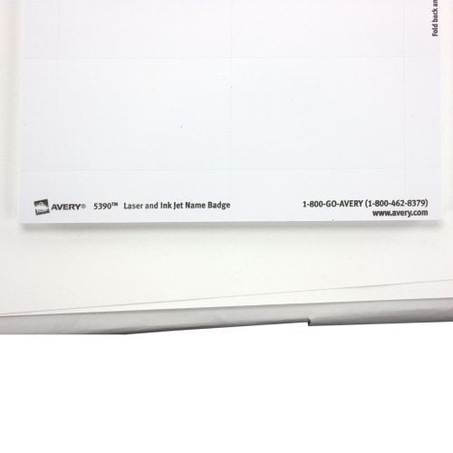 Avery Name Badge Insert Refills