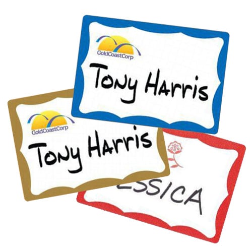 Avery Name Badge Label 2-11/32" x 3-3/8" with Border (100pk)
