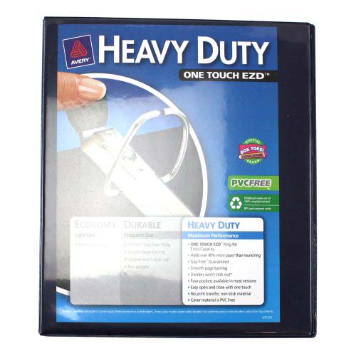 Avery Navy Blue One Touch Heavy Duty EZD View Binders