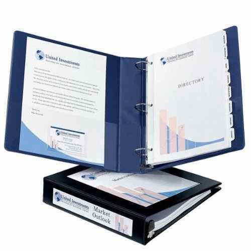 Avery Navy Framed One Touch EZD Ring View Binders (12pk)