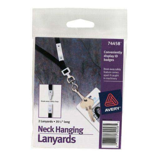 Avery Neck Hanging Lanyards (2pk) - 74458