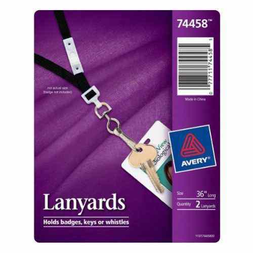 Avery Neck Hanging Lanyards (2pk) - 74458