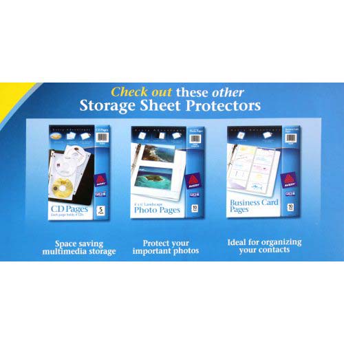 Avery Photo Pages - Four 4" x 6" Photos Per Page 10pk - 13406 - Clearance Sale