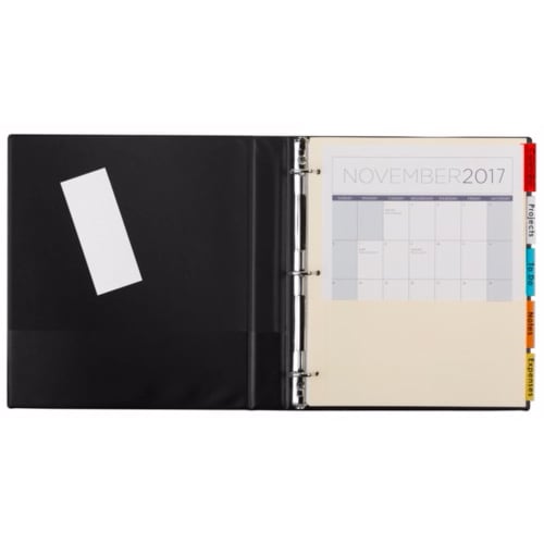 Avery Pockets 'n Tabs Multicolor 5-Tab 9-1/4" x 11-1/8" Insertable Dividers 1 set - 81009