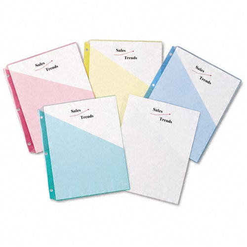 Avery Poly Binder Pockets Assorted 5pk - 75254 - Clearance Sale