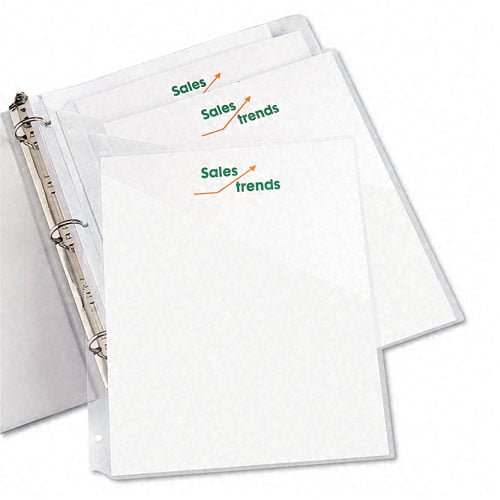 Avery Poly Binder Pockets Clear 5pk - 75243 - Clearance Sale