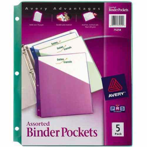 Avery Poly Binder Pockets