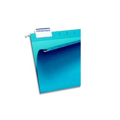 Avery Printable White Front View 1/5 Cut Hanging File Tabs 90pk - 5567 - Clearance Sale