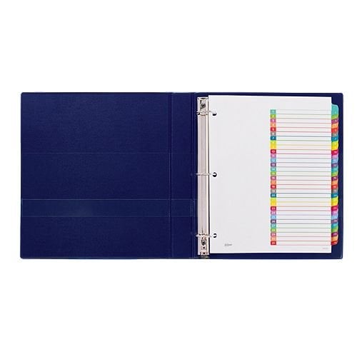 Avery Ready Index Customizable Table of Contents Multicolor 1-31 Tab Preprinted Dividers 1 set - 11846 - Clearance Sale