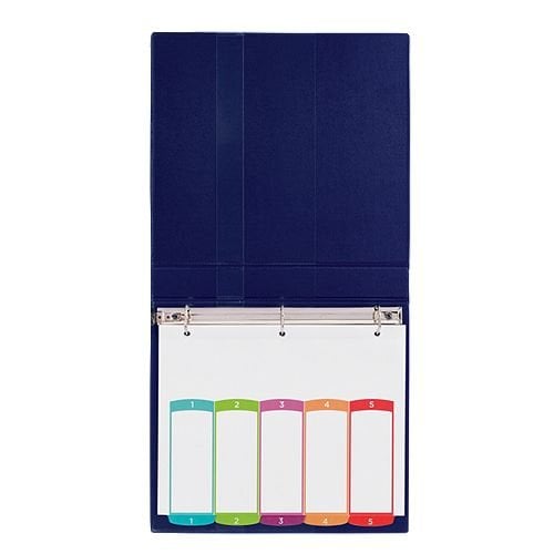 Avery Ready Index Customizable Table of Contents Multicolor 1-5 Tab Preprinted Dividers 1 set - 11840 - Clearance Sale