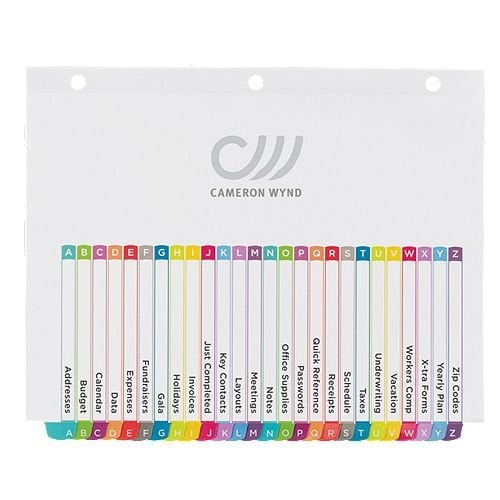 Avery Ready Index Customizable Table of Contents Multicolor A-Z Tab Preprinted Dividers 1 set - 11844 - Clearance Sale (Discontinued)