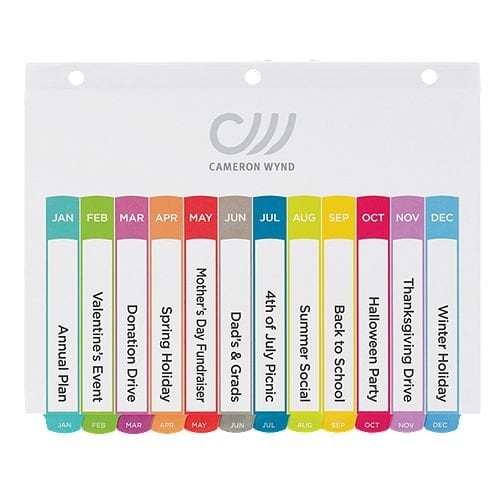 Avery Ready Index Customizable Table of Contents Multicolor Jan-Dec Tab Preprinted Dividers 1 set - 11847 - Clearance Sale