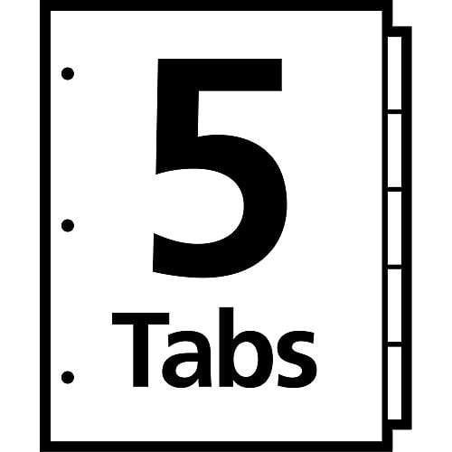 Avery Ready Index Customizable Table of Contents Multicolor Q1-Q4 and Annual Tab Preprinted Dividers 1 set - 13153