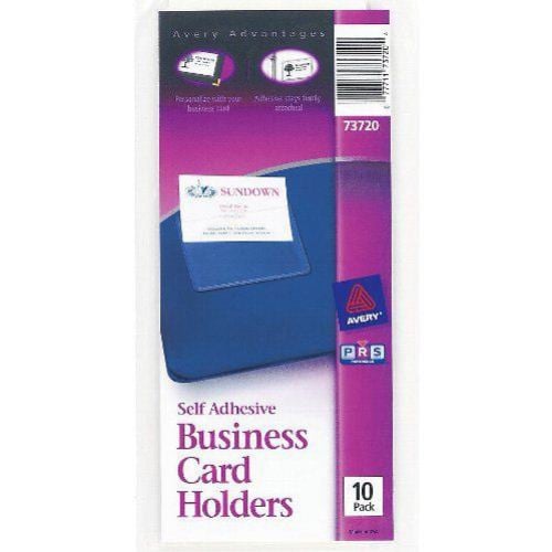 Avery Self-Adhesive Business Card Holders 10pk - 73720