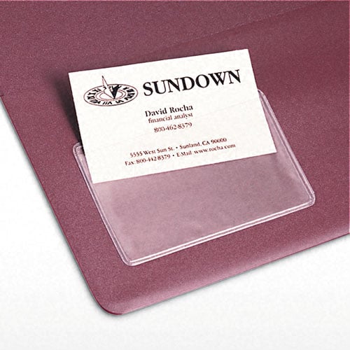 Avery Self-Adhesive Business Card Holders 10pk - 73720